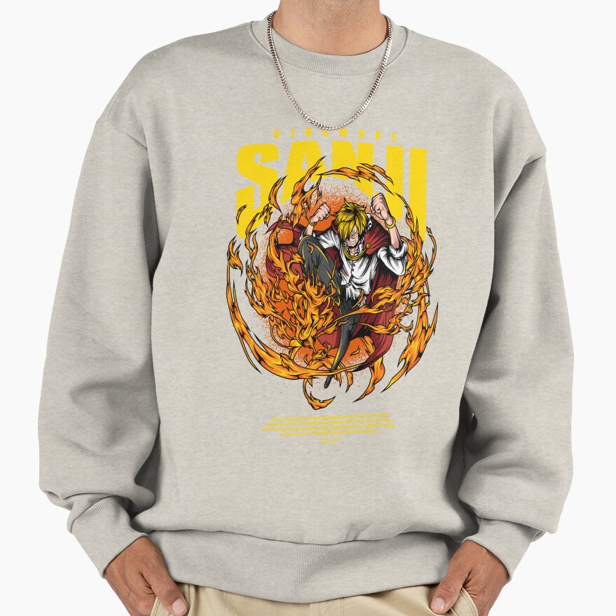 Sanji Colorful Artwork Sweatshirt - Image 3