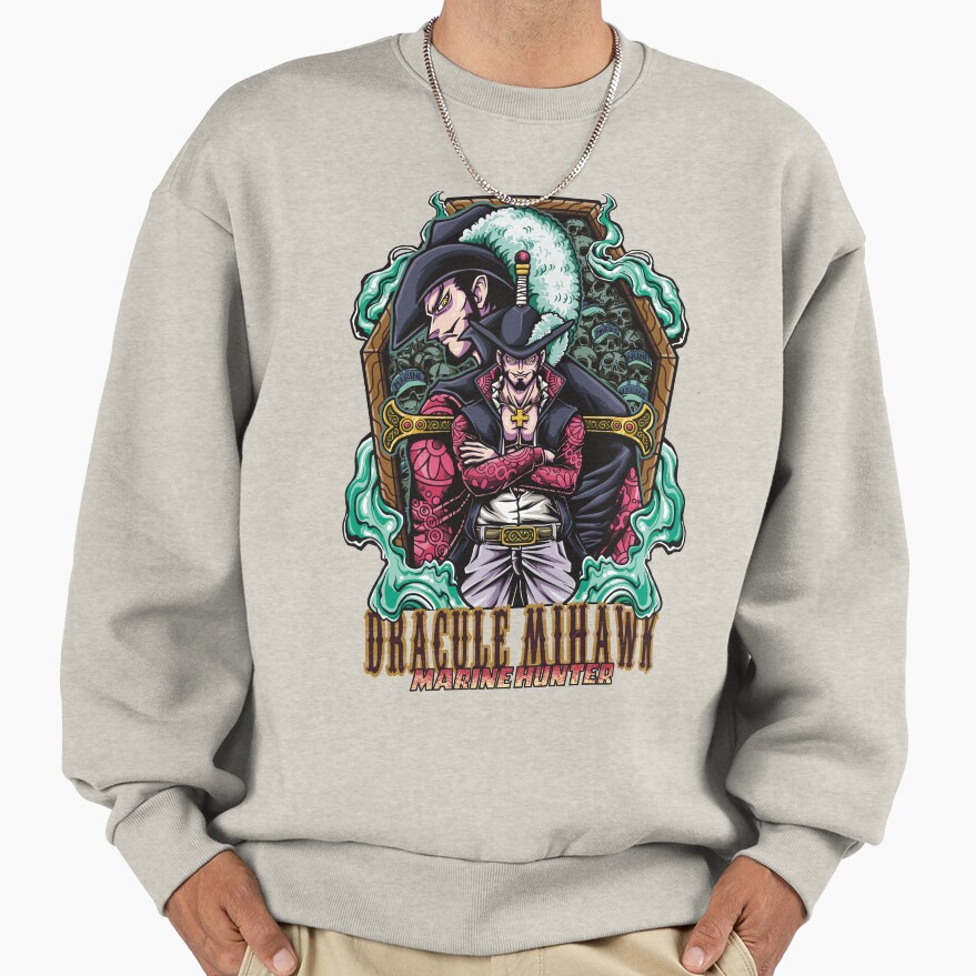 Dracule Mihawk Warlord of the Sea Sweatshirt - Image 3