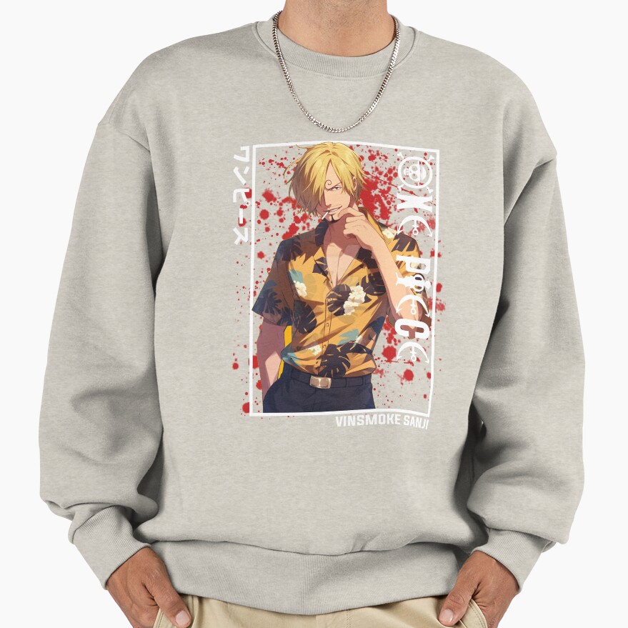 Best Graphic One Piece Sanji Sweatshirt - Image 3