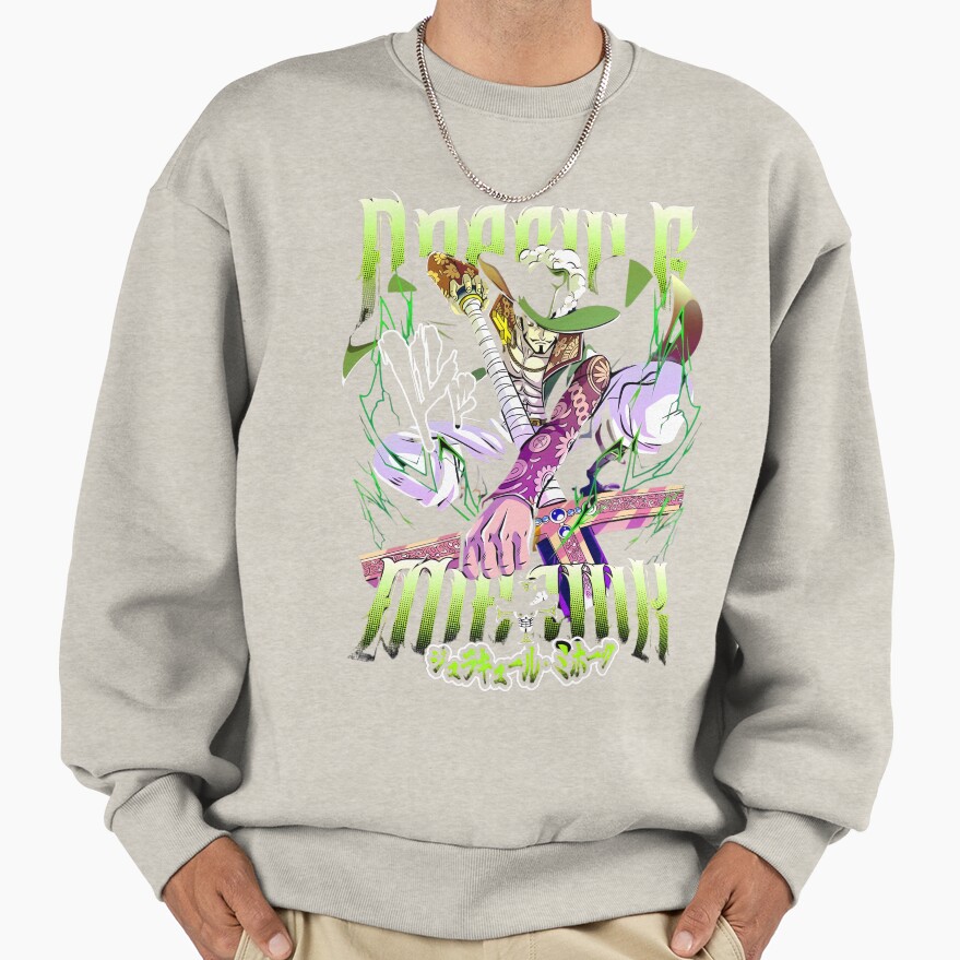 One Piece Mihawk Strongest Swordsman Sweatshirt - Image 3