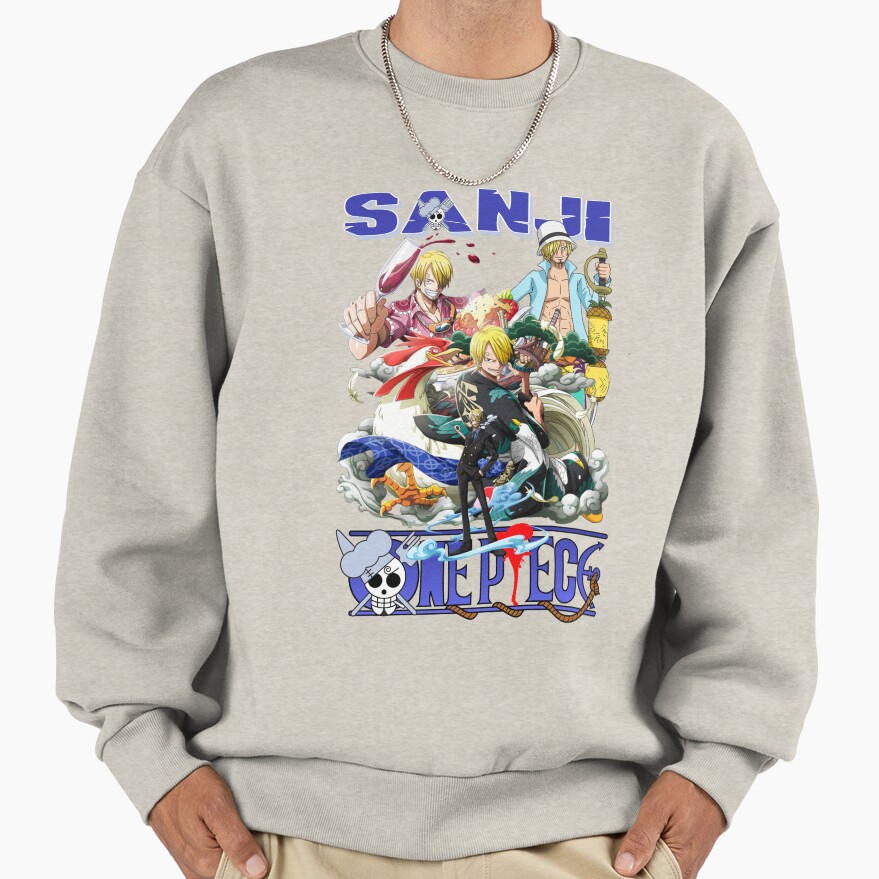Sanji Manga Illustration Sweatshirt - Image 3