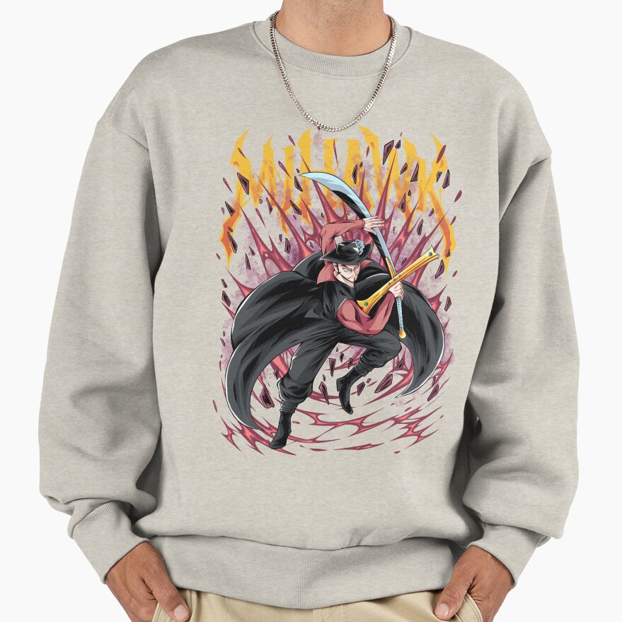Master Of The Blade Dracule Mihawk Sweatshirt - Image 3