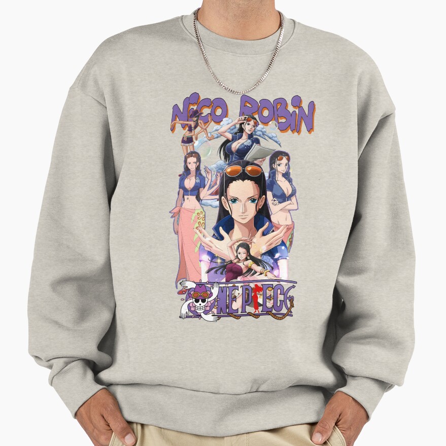 Nico Robin Straw Hat Pirates Archaeologist Sweatshirt - Image 4