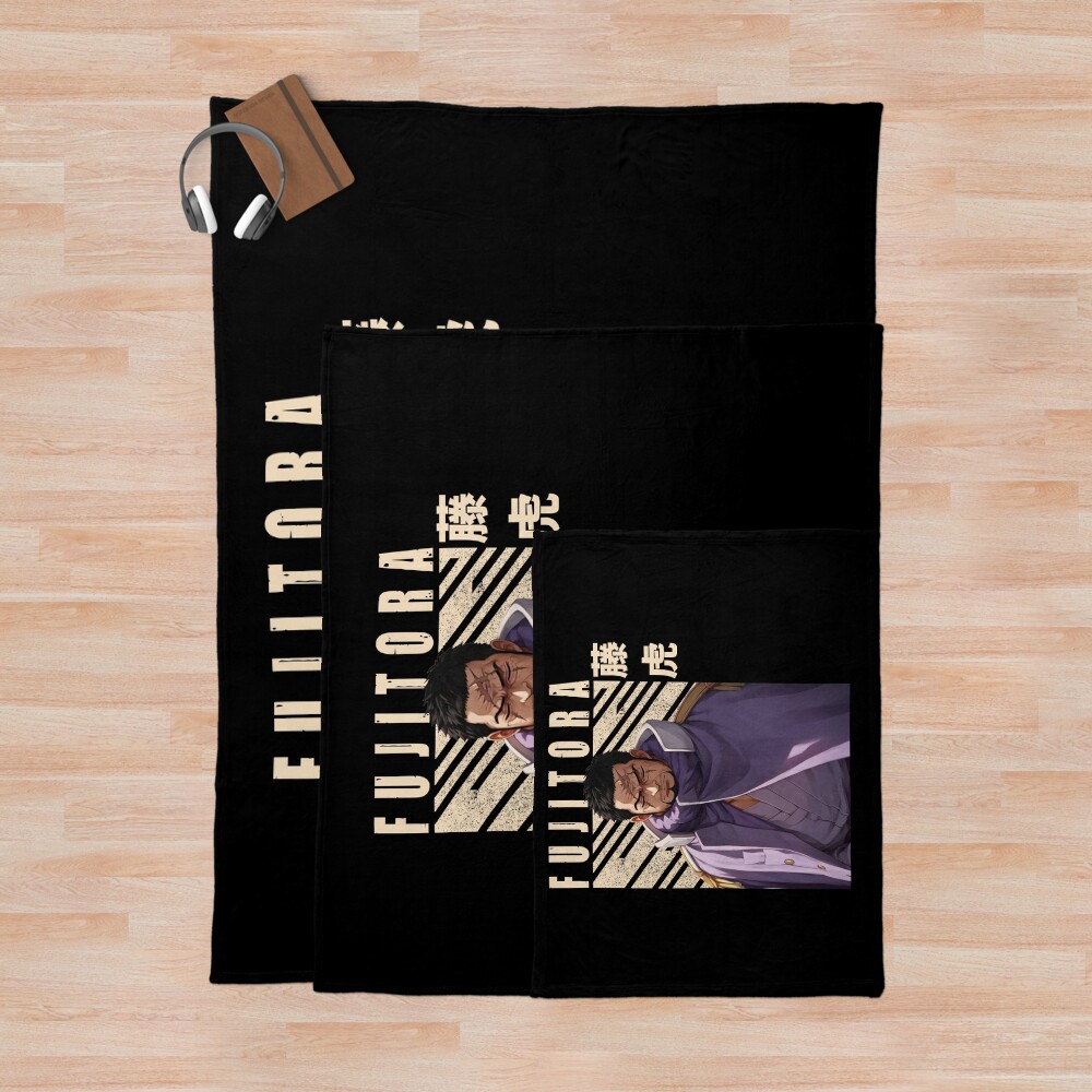 One Piece Fujitora Throw Blanket - Image 3