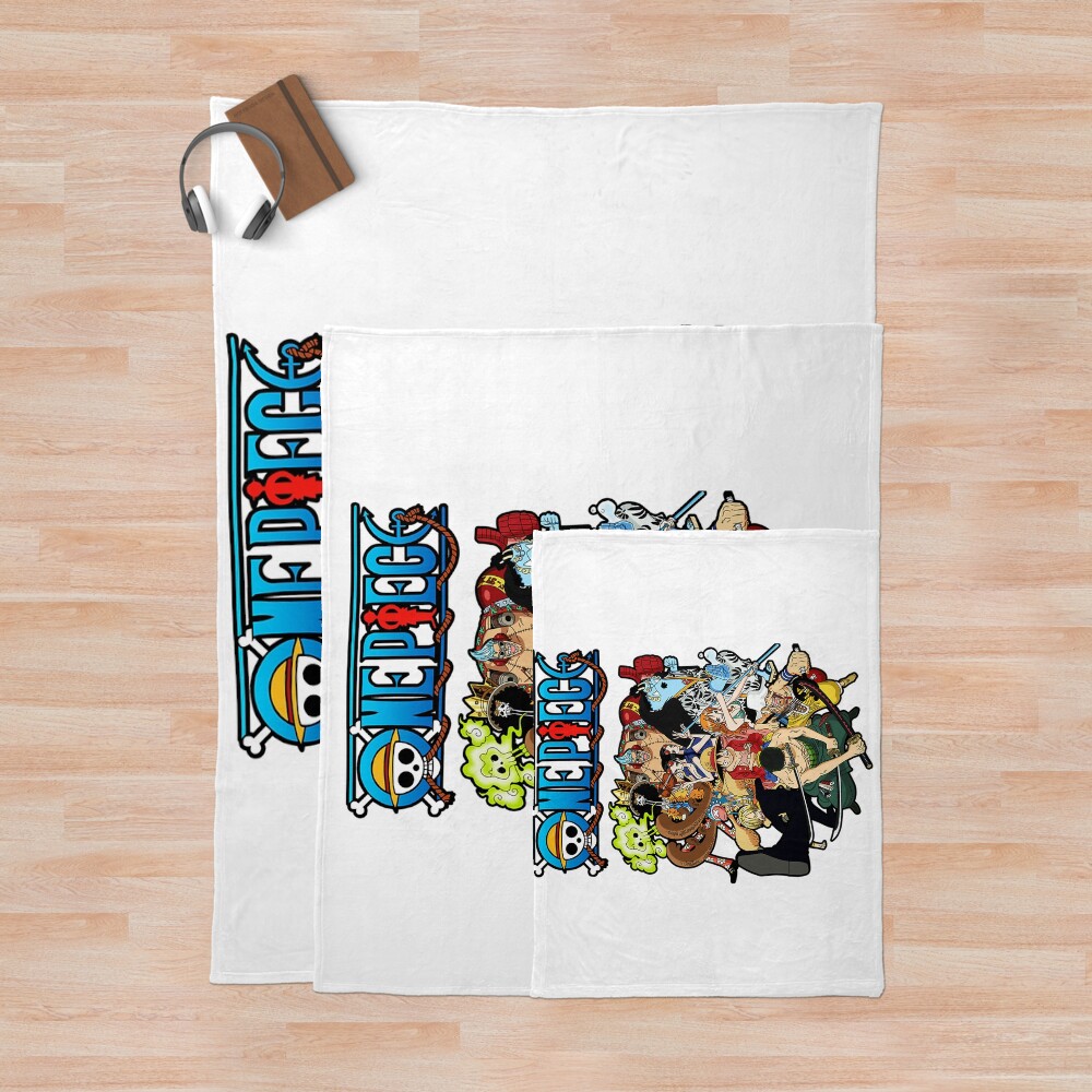 One Piece Main Characters Throw Blanket - Image 3