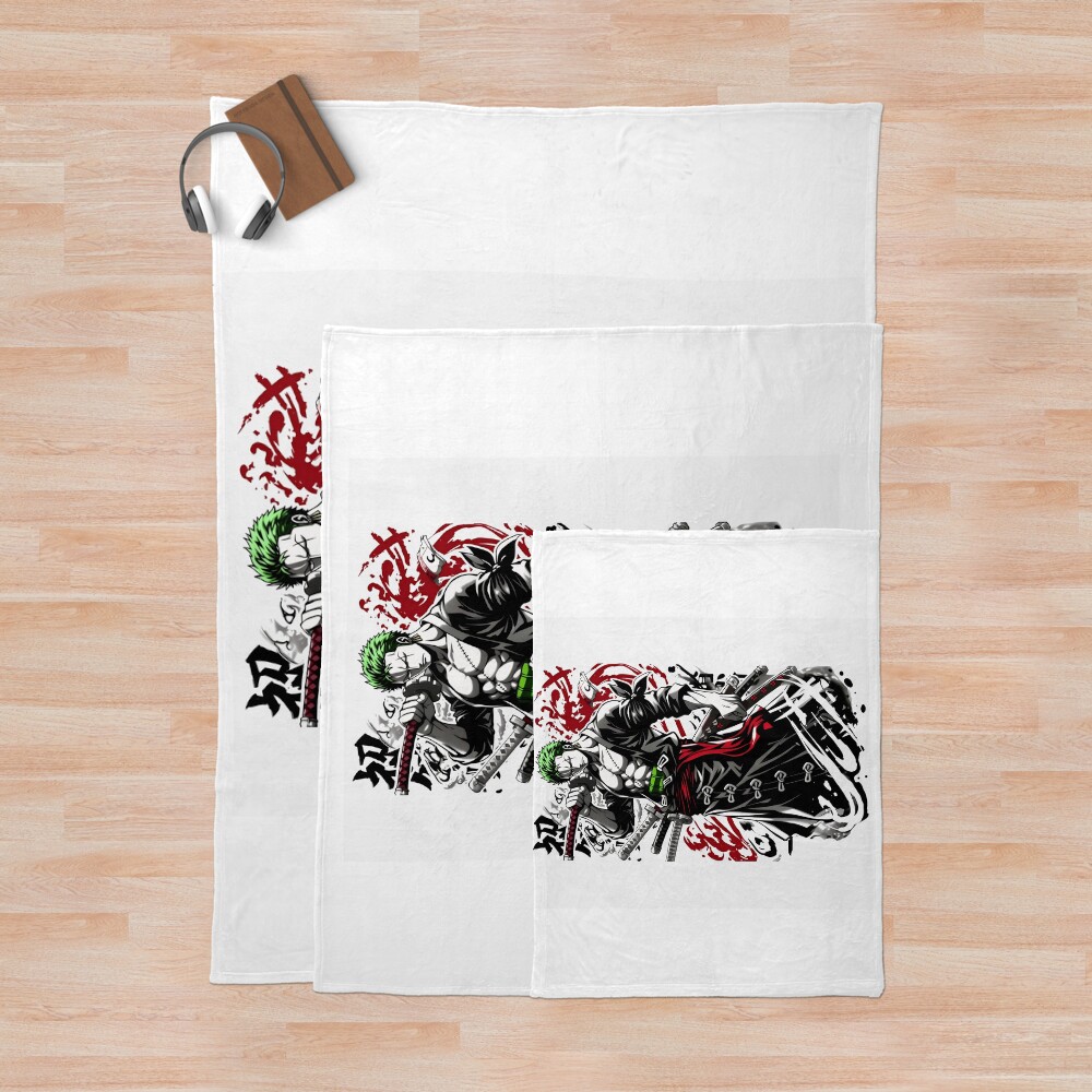 Roronoua Zoro Unique Design Throw Blanket - Image 3
