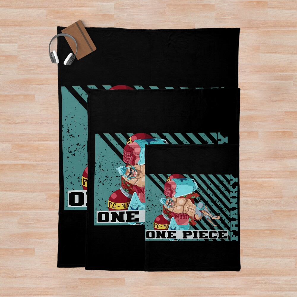 One Piece Franky Cyborg Shipwright Throw Blanket - Image 3