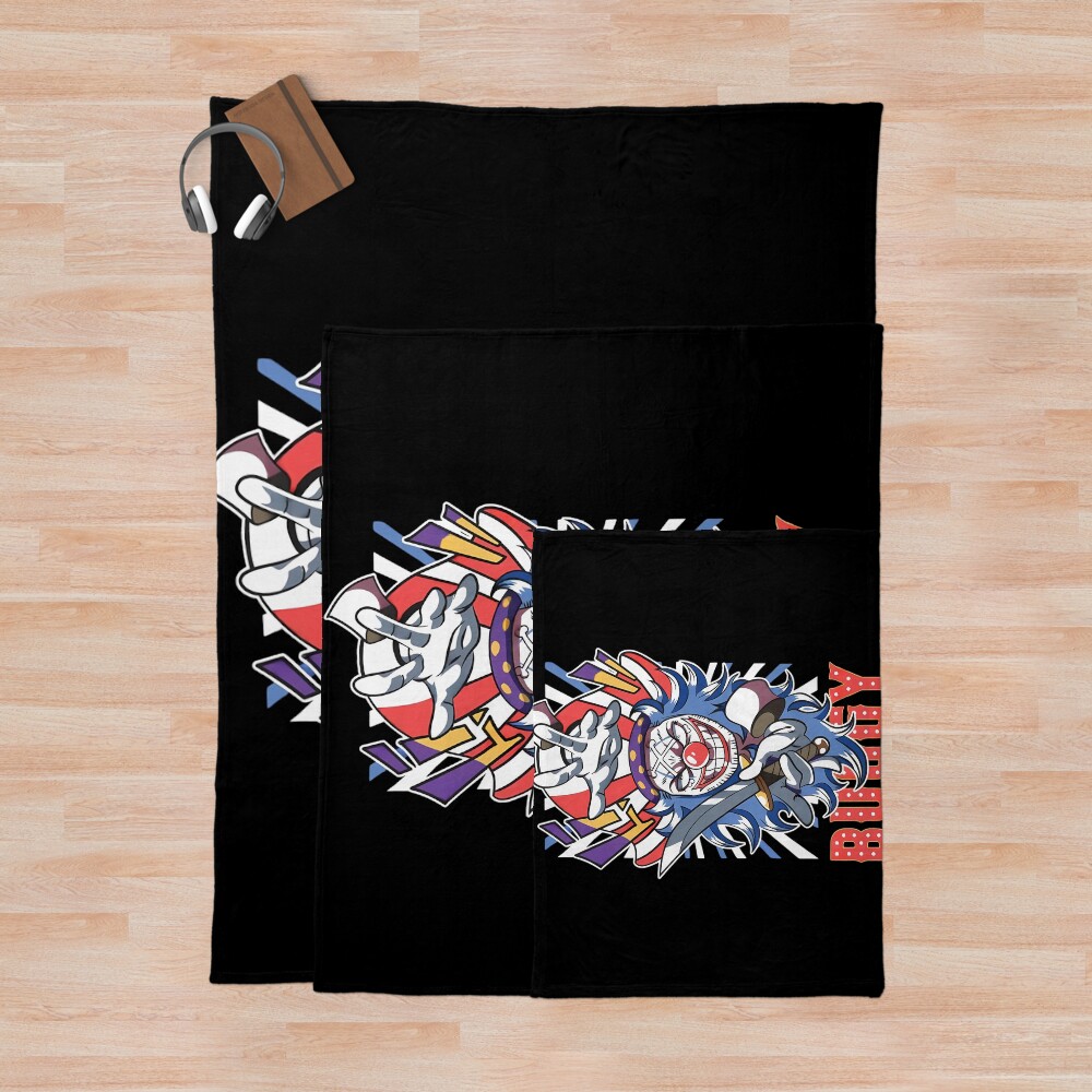 Buggy The Clown Throw Blanket - Image 3