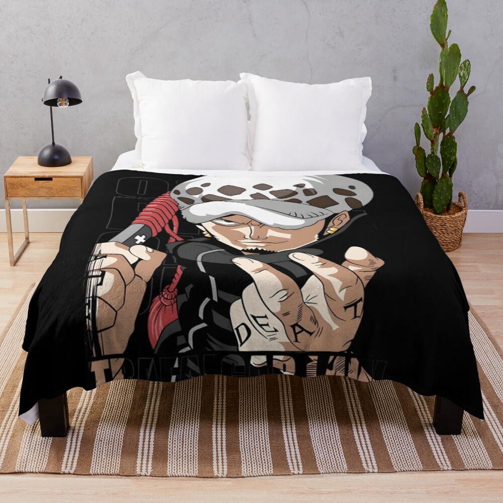 Trafalgar D Water Law The Surgeon Of Death Throw Blanket