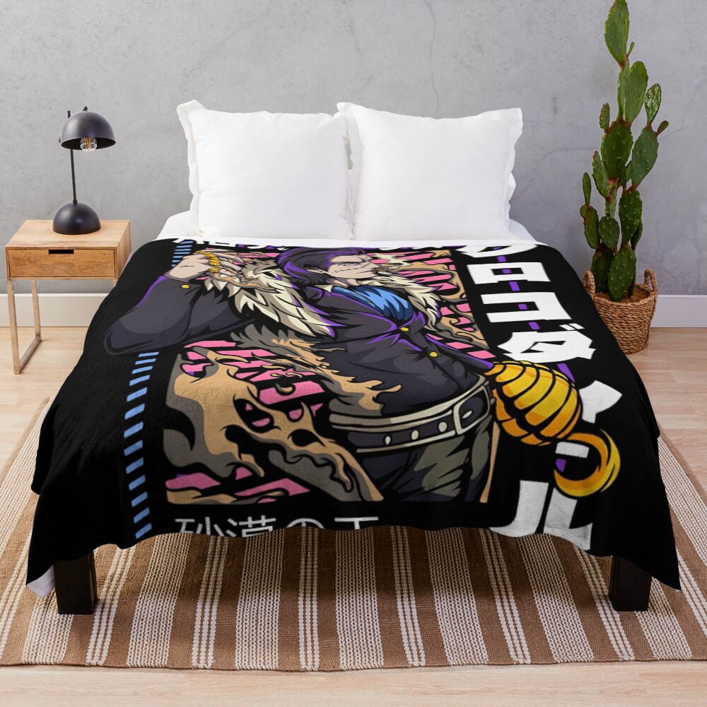 Sir Crocodile OP Throw Blanket