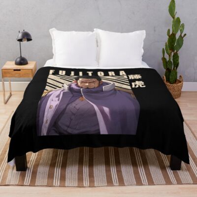 One Piece Fujitora Throw Blanket