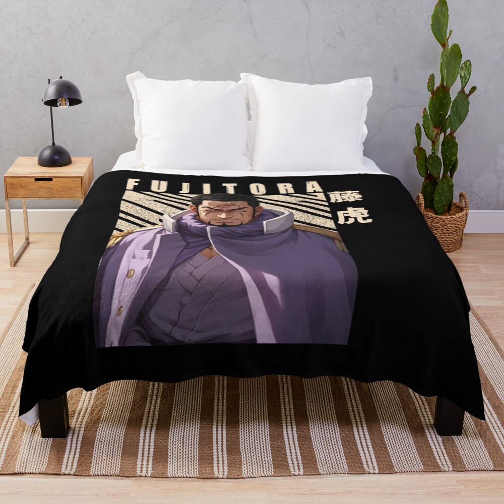 One Piece Fujitora Throw Blanket