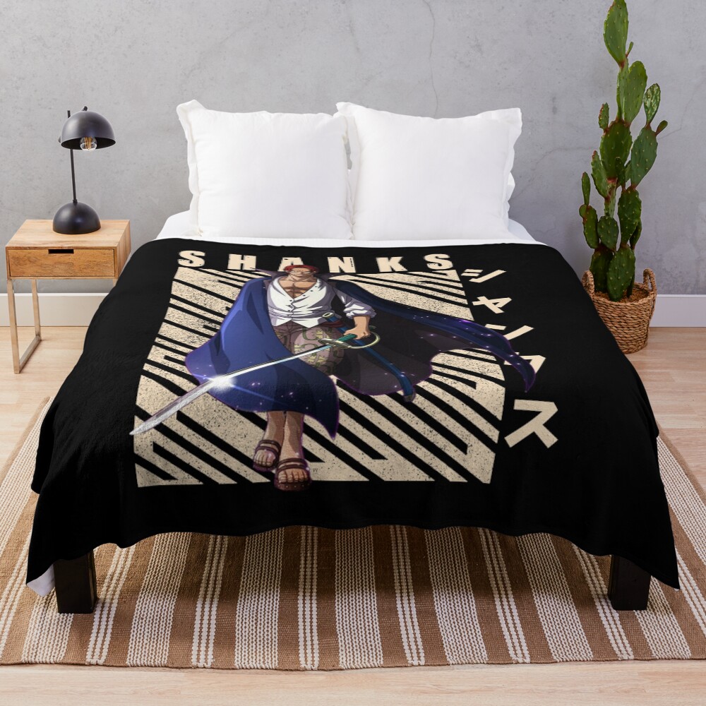 One Piece Shanks Throw Blanket