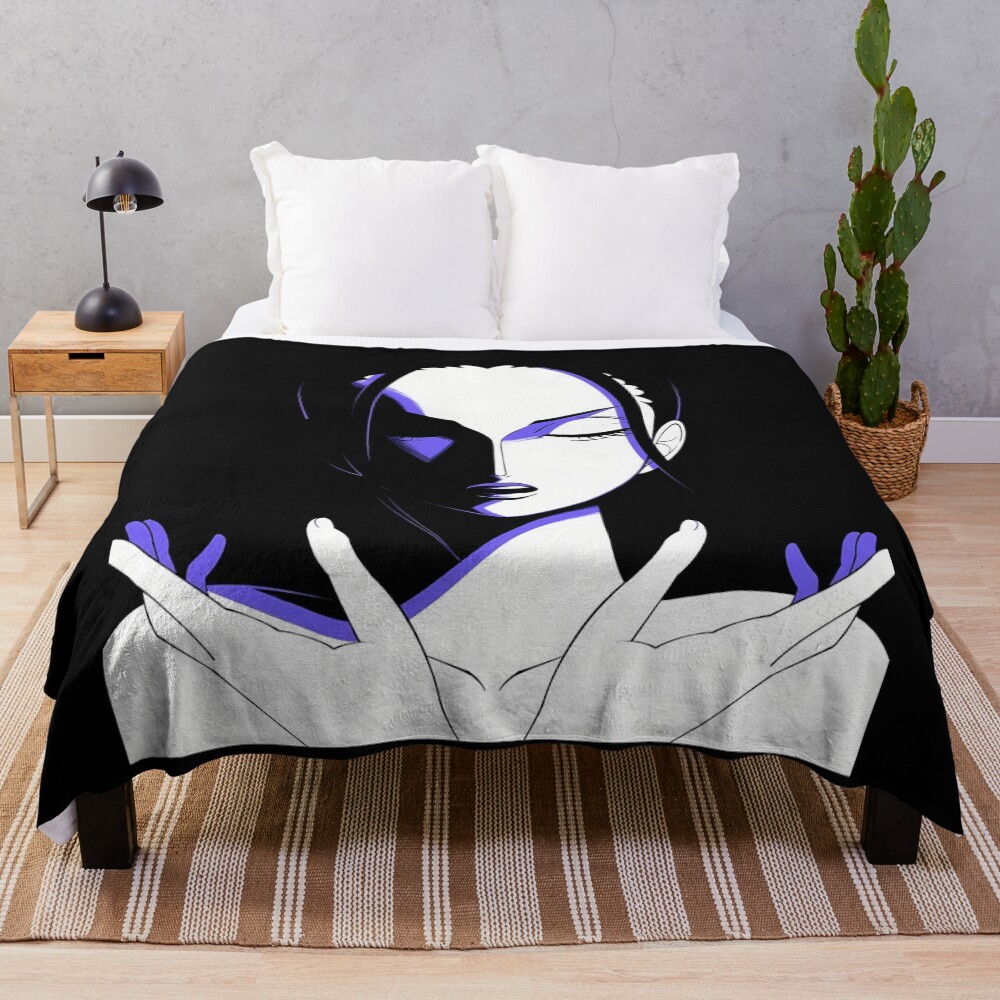 Nico Robin One Piece Throw Blanket