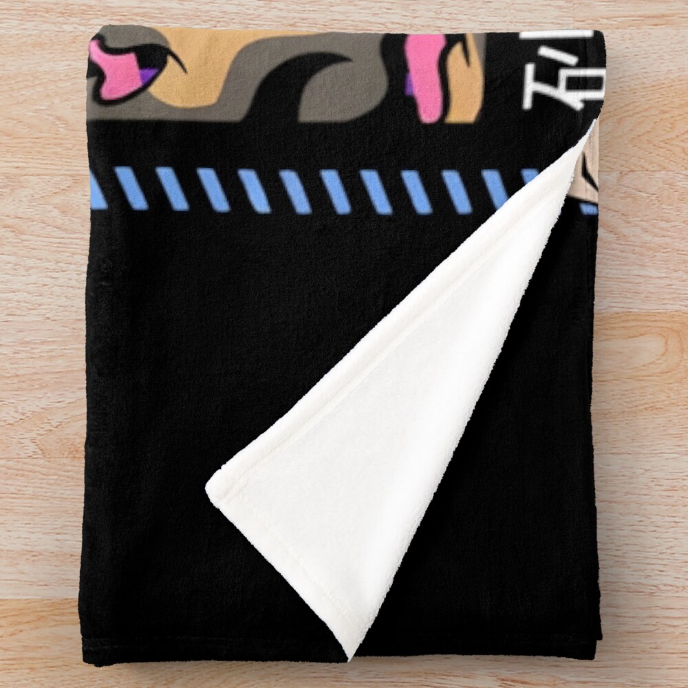 Sir Crocodile OP Throw Blanket - Image 2