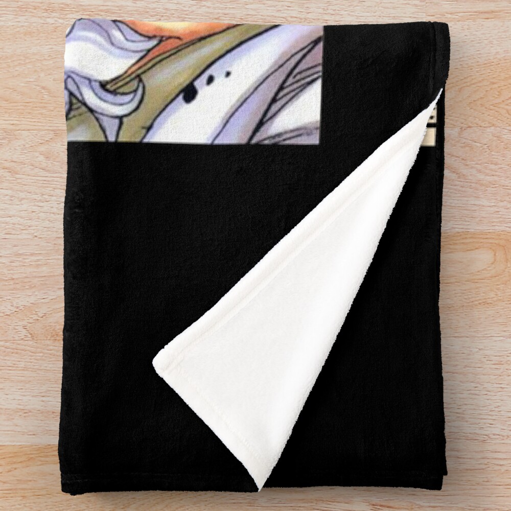 One Piece Dark King Rayleigh Throw Blanket - Image 2