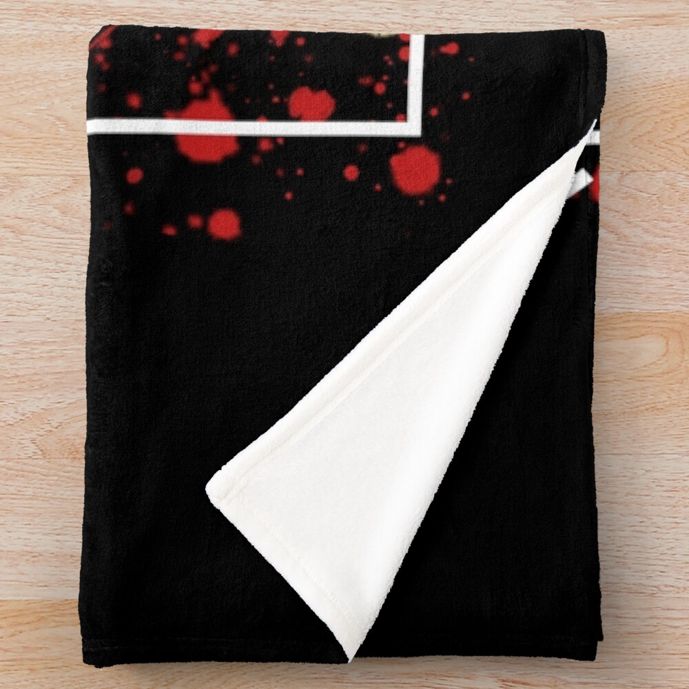 One Piece Jinbe Blue Skin Throw Blanket - Image 2
