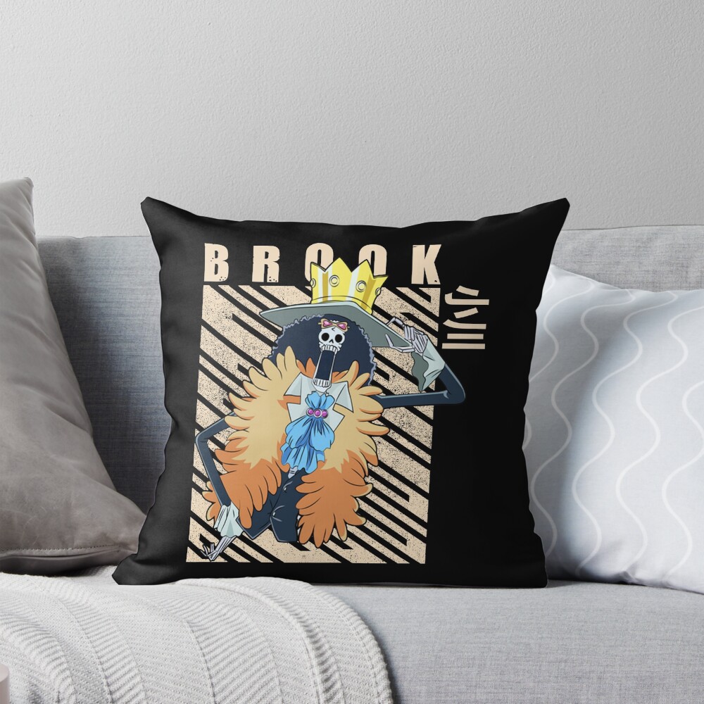 One Piece Brook Classic Throw Pillow