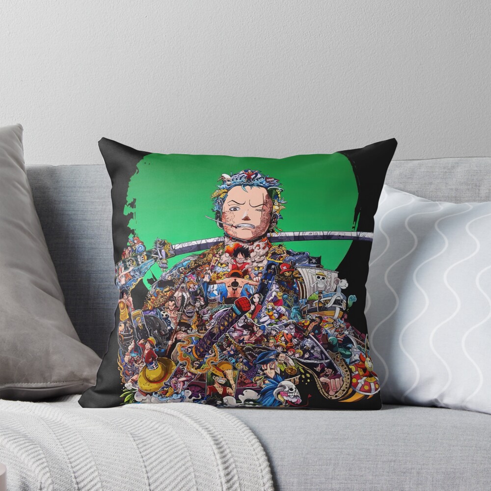 One Piece Zoro Throw Pillow