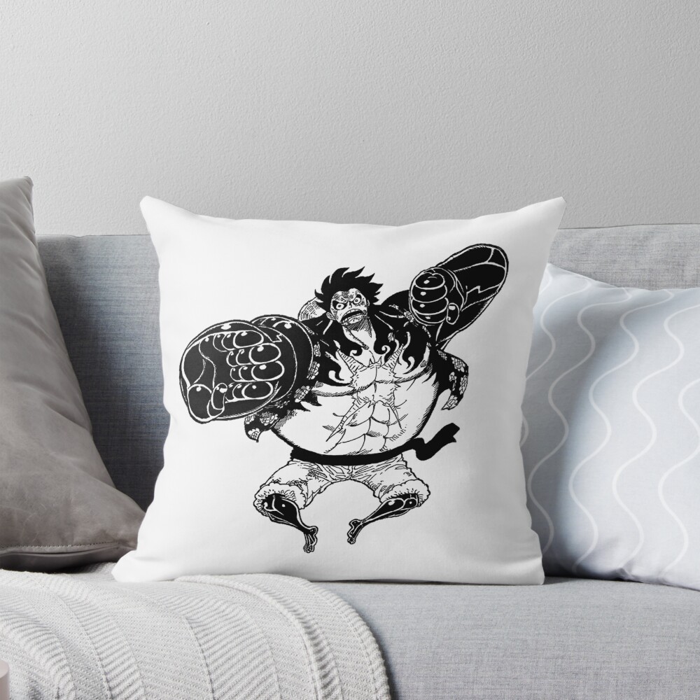 Gear Fourth Bounce Man Throw Pillow
