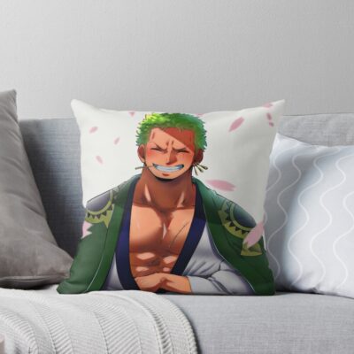 Hottest Zoro Smile Throw Pillow