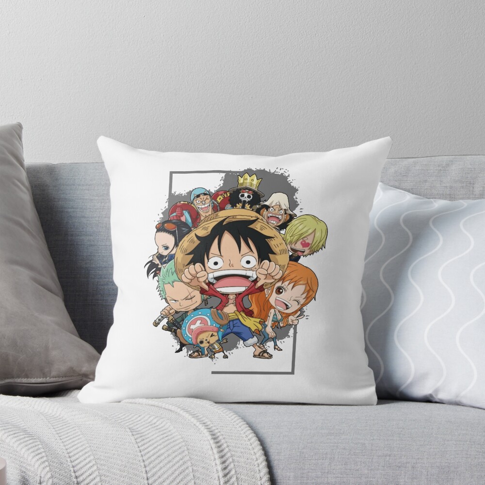 Strawhat Pirates Throw Pillow