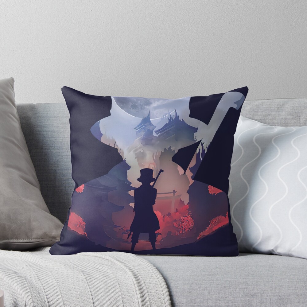 Sabo One Piece Anime Throw Pillow