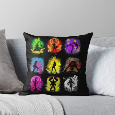 Anime Pirates Straw Hat Members Throw Pillow