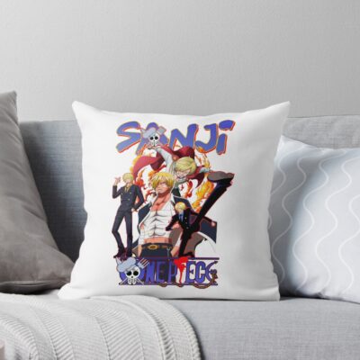 Prince Sanji Elegant Throw Pillow