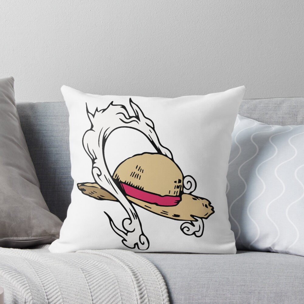 Strawhat Gear 5 Throw Pillow