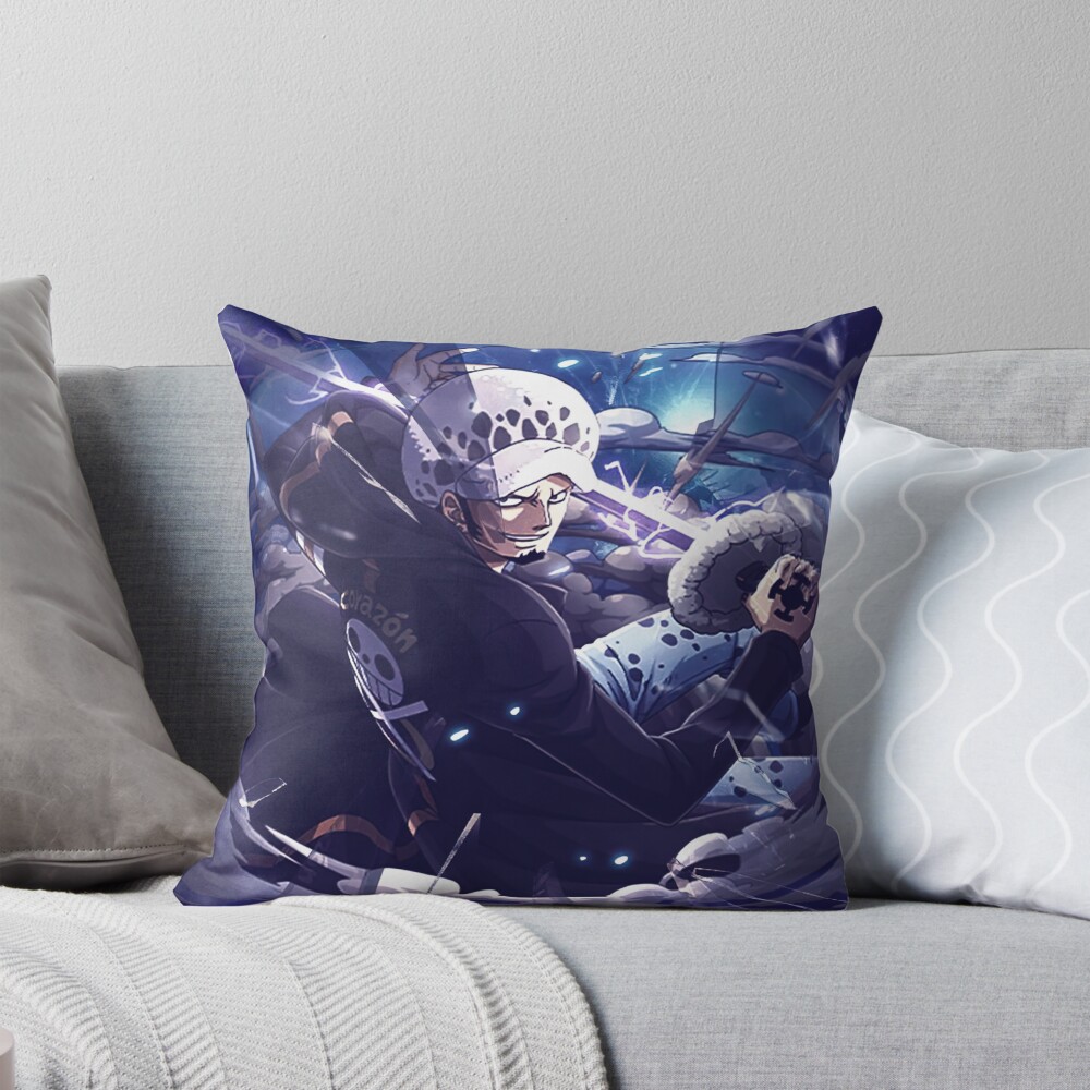 One Piece Law Best Graphic Throw Pillow