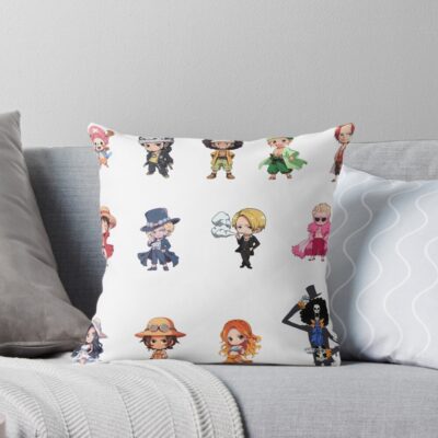Kawaii One Piece Ultimate Throw Pillow