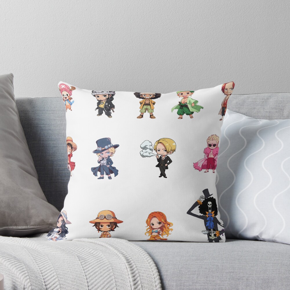 Kawaii One Piece Ultimate Throw Pillow