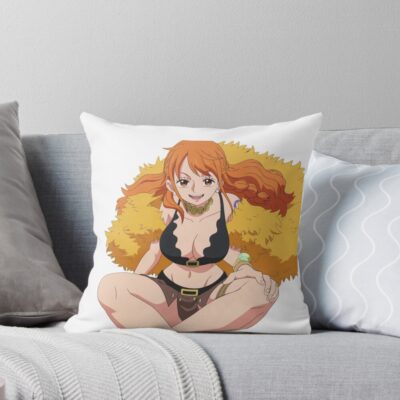 Nami Elbaf Outfit Throw Pillow