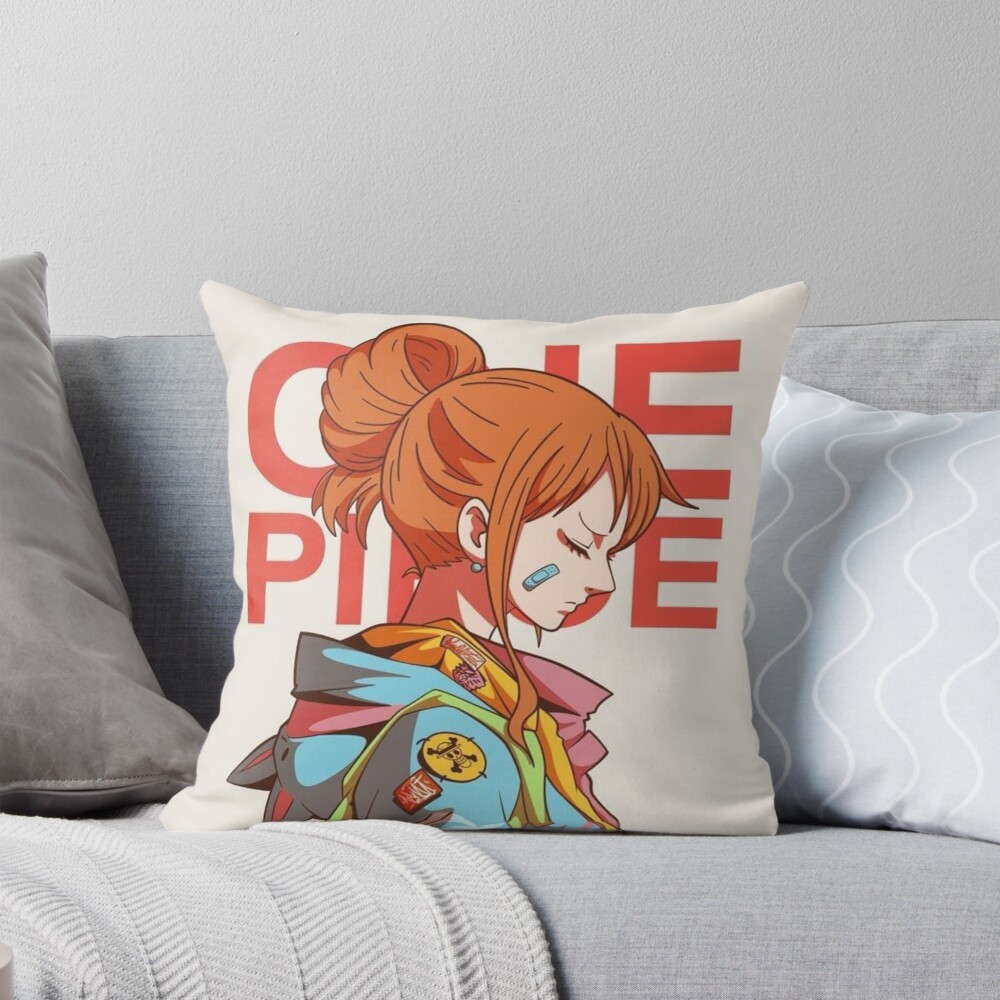 Nami San Throw Pillow