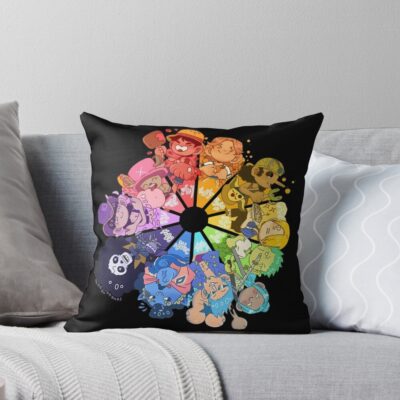The Straw Hat Pirates Throw Pillow