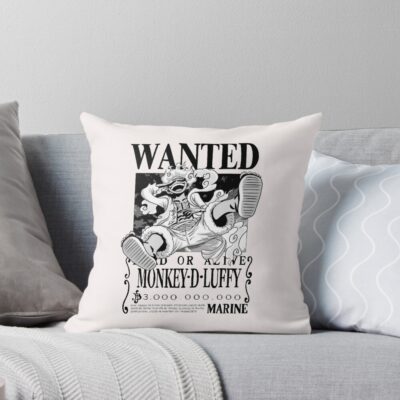 Monkey D Luffy V2 T Shirt Throw Pillow