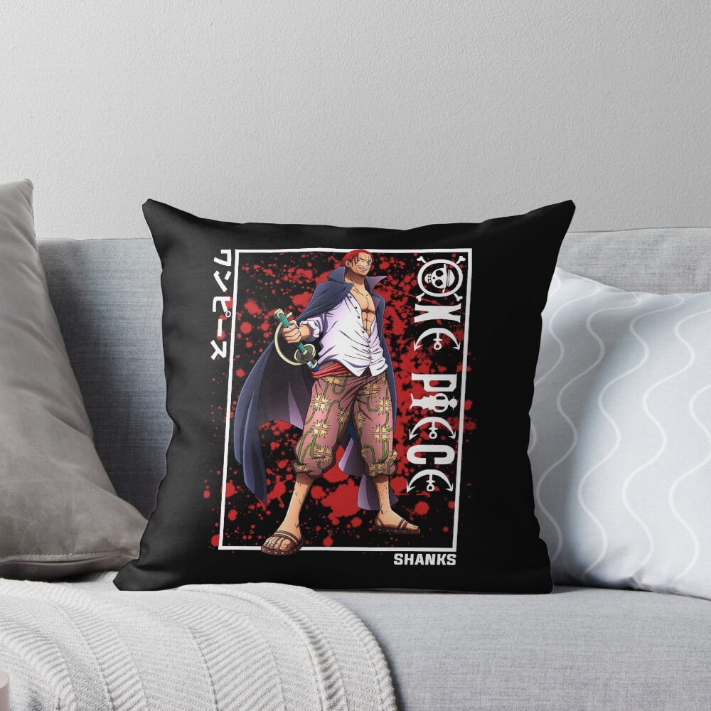One Piece Shanks Throw Pillow