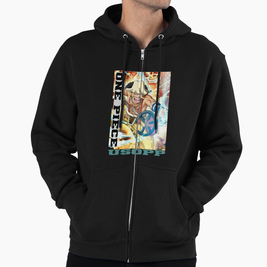 Usopp Brave Sniper Zip Hoodie Jacket