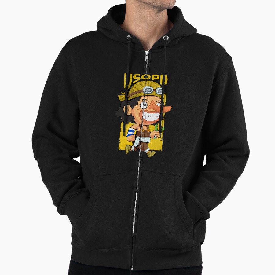 Usopp Desert Warrior Zip Hoodie Jacket