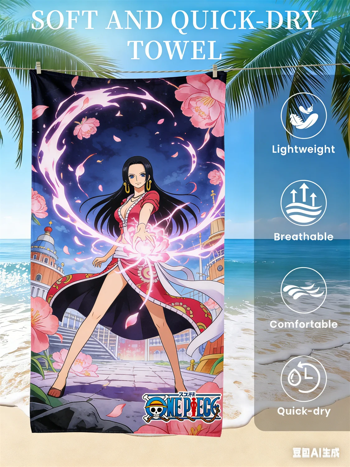 Boa Hancook Character Beach Towel