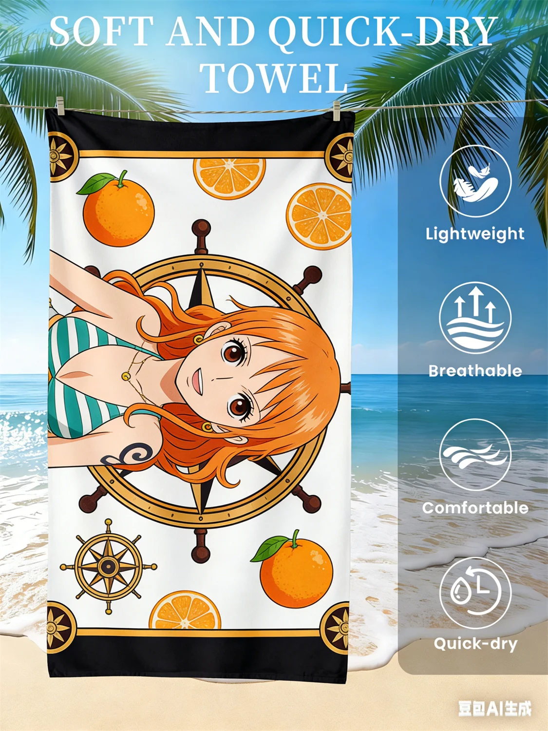 Nami Fruit Beach Towel