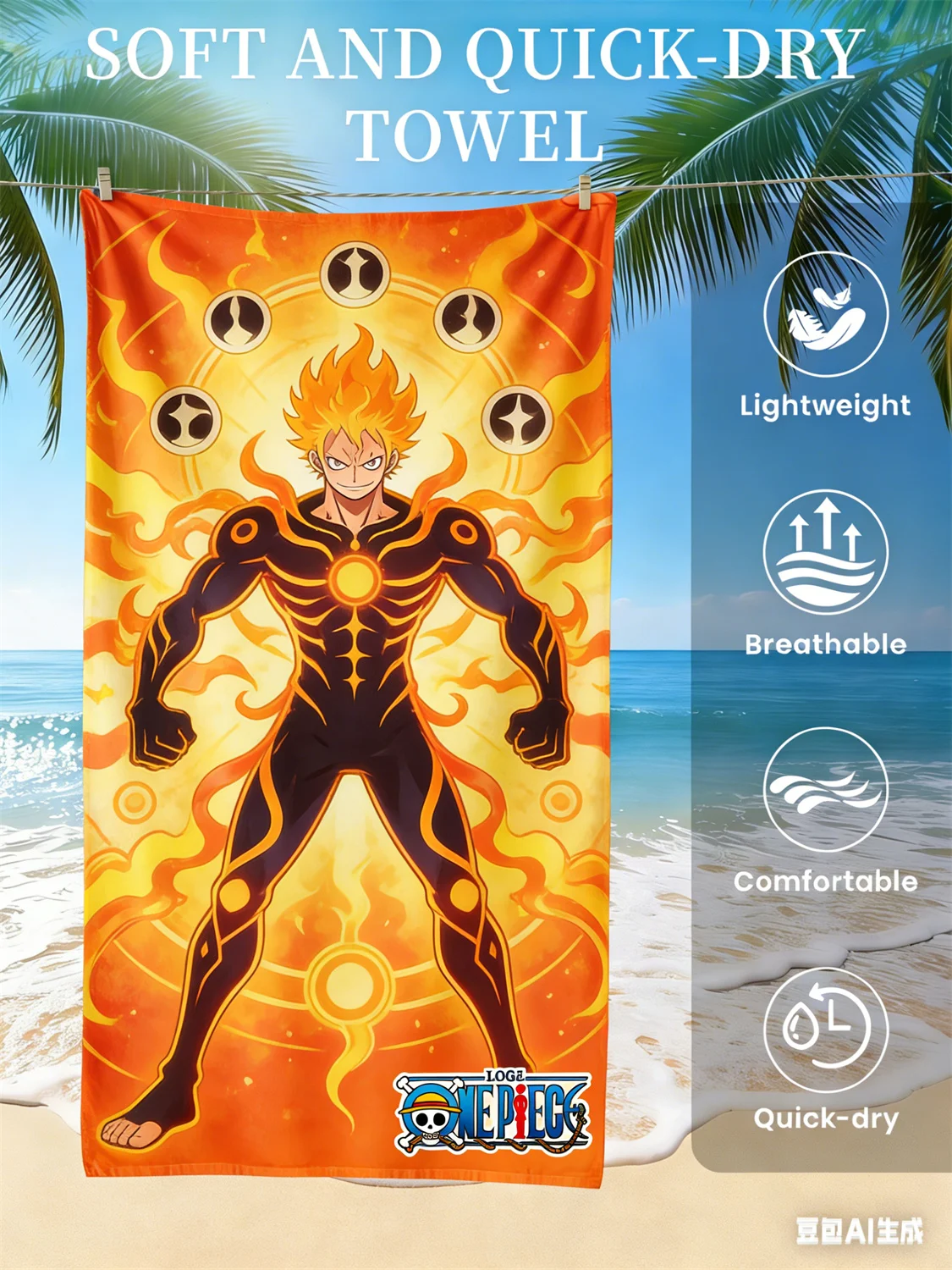 Gear 4 Fire Beach Towel