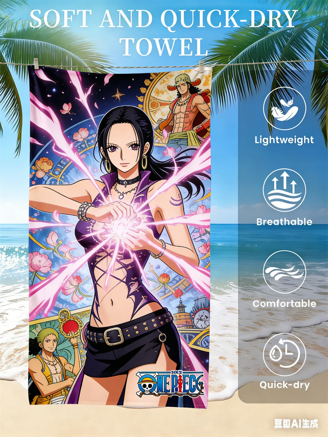 Robin Magic Beach Towel