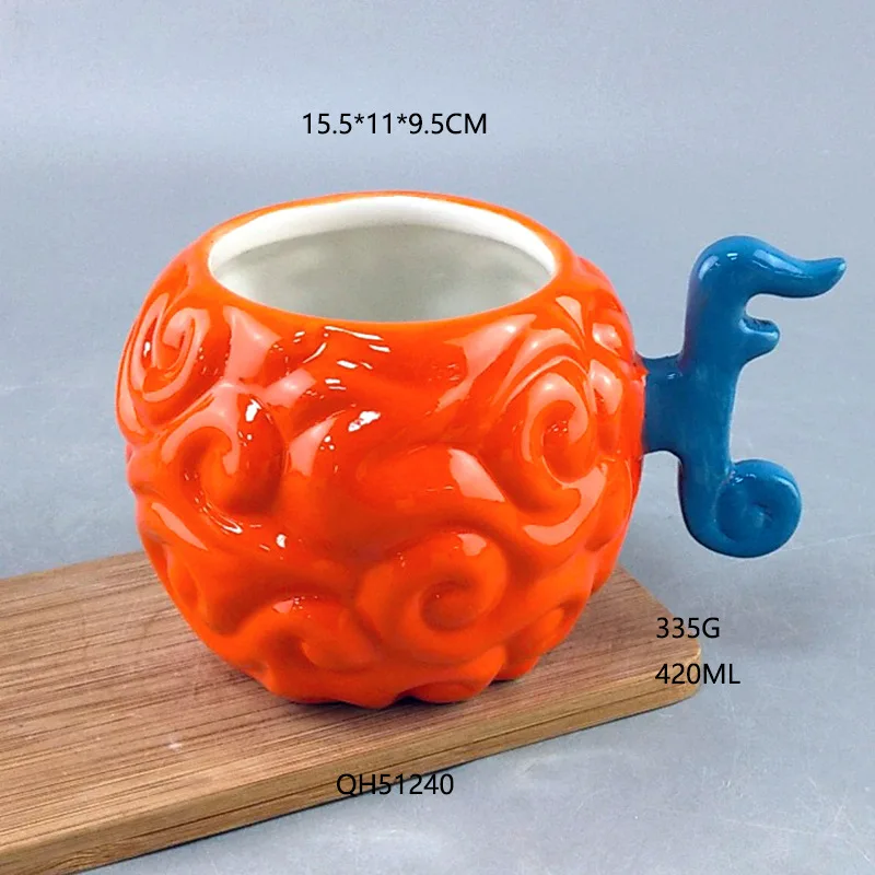 500-600ML Creative Devil Fruit Ceramic Mug - Image 4