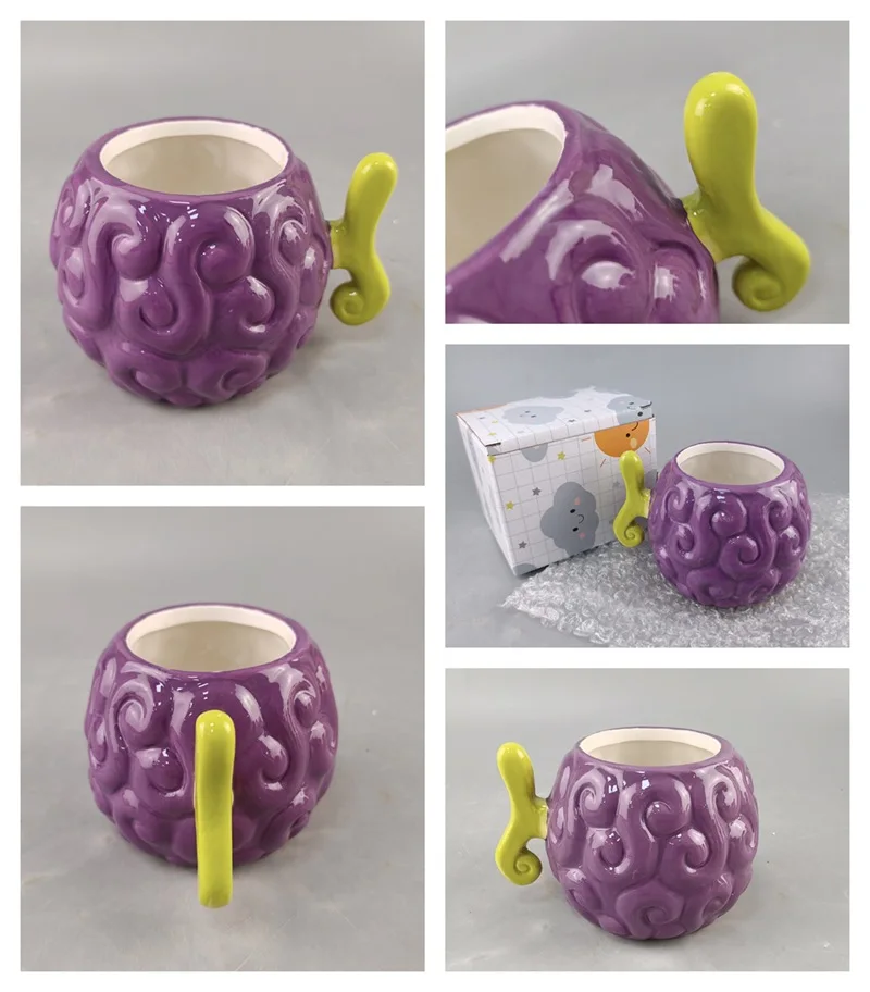 500-600ML Creative Devil Fruit Ceramic Mug - Image 5