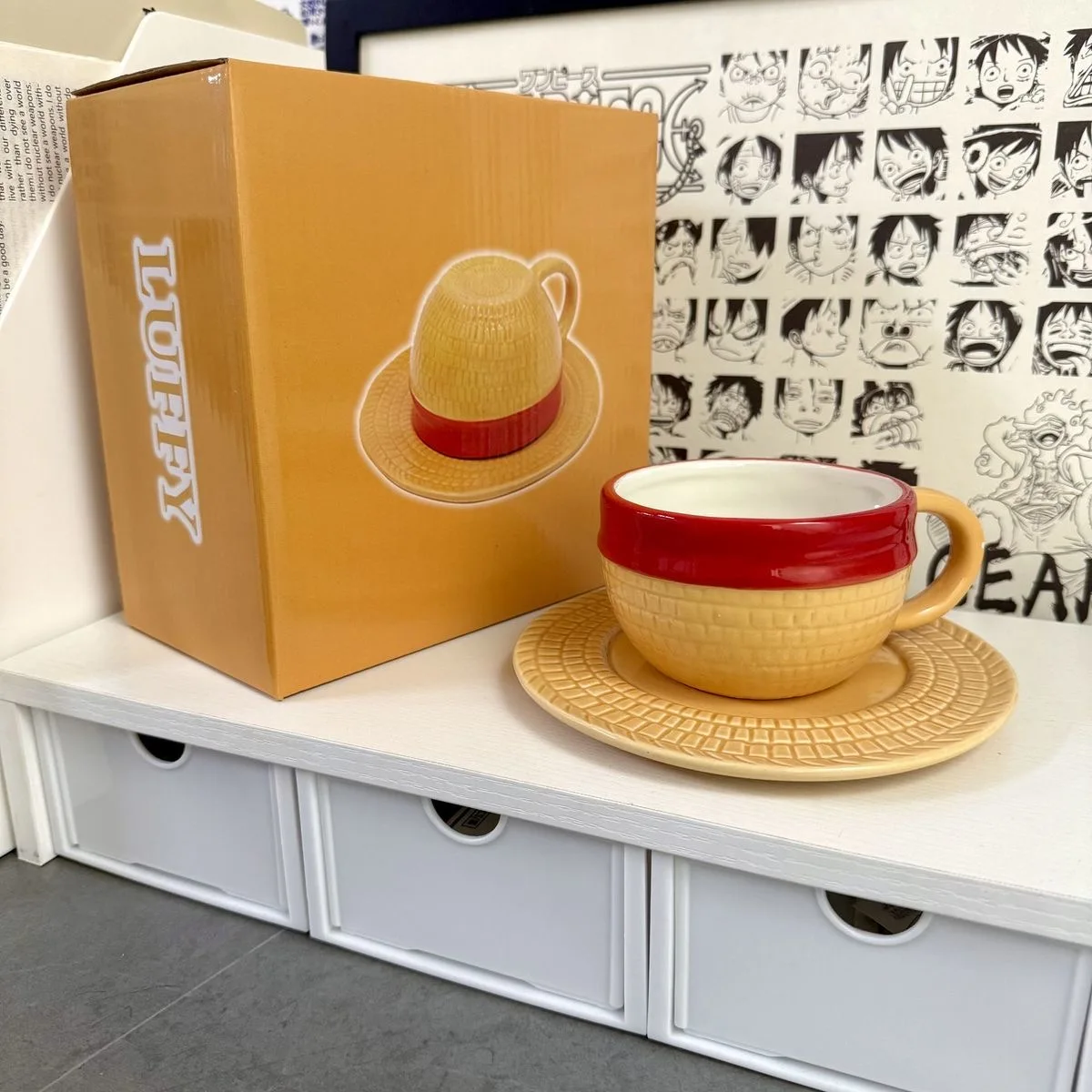 One Piece Characters Hat Shaped Mug - Image 5